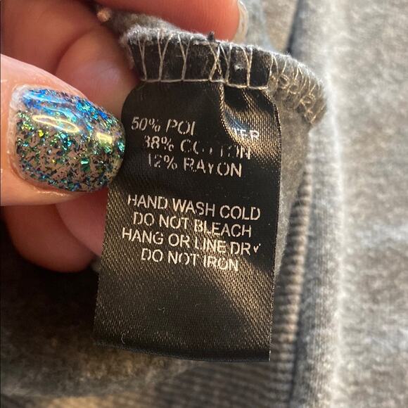 Mono B Gray Sweatshirt Dress - Picture 3 of 4